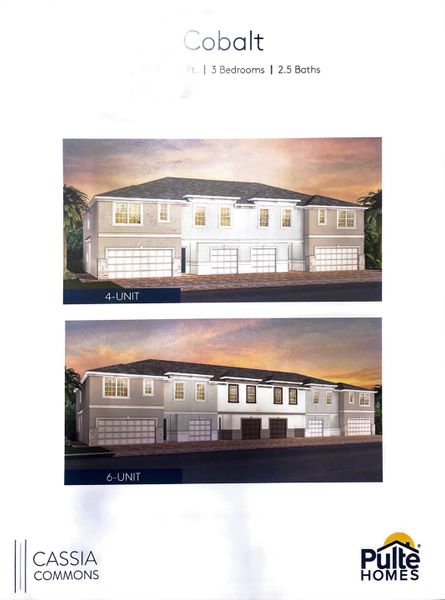 Image 4 representing the Cobalt by Pulte Homes in Cassia Commons, Lauderdale Lakes, FL.