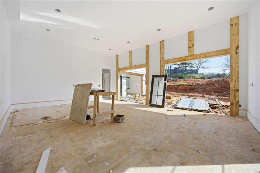 In-progress construction of a new home in , Buford, GA (Image 20).