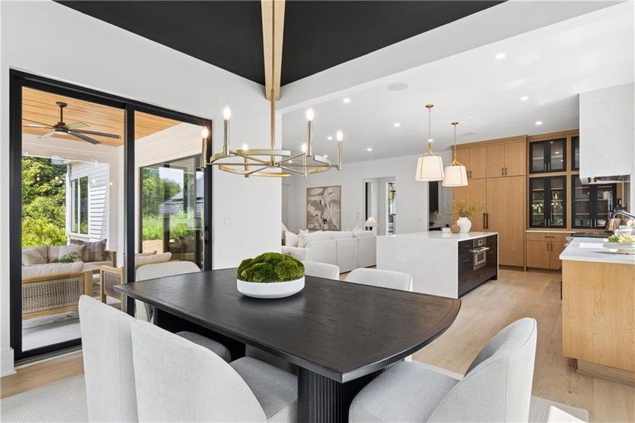 Furnished interior view inside a new home in , Roswell (Image 43).