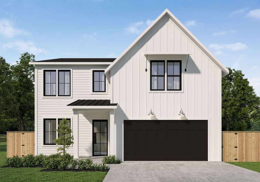 Front exterior of a new home in , Dallas, TX, highlighting curb appeal (Image 1). Front exterior of a new home in , Dallas, TX, highlighting curb appeal (Image 1).