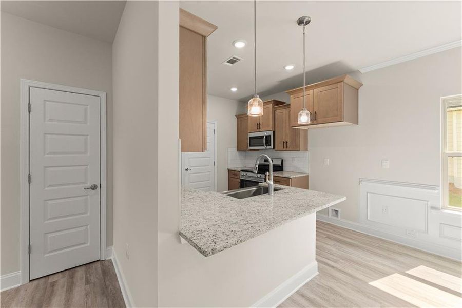 Furnished interior view inside a new home in Magnolia Villas, Cornelia (Image 8). Furnished interior view inside a new home in Magnolia Villas, Cornelia (Image 8).