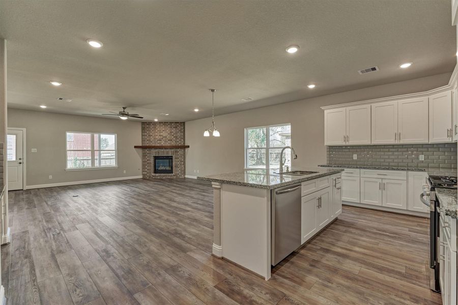 Furnished interior view inside a new home in , Willis (Image 18). Furnished interior view inside a new home in , Willis (Image 18).