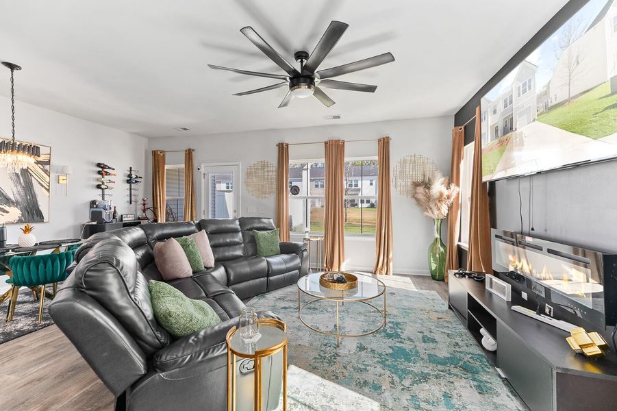 Furnished interior view inside a new home in , Charleston (Image 8).