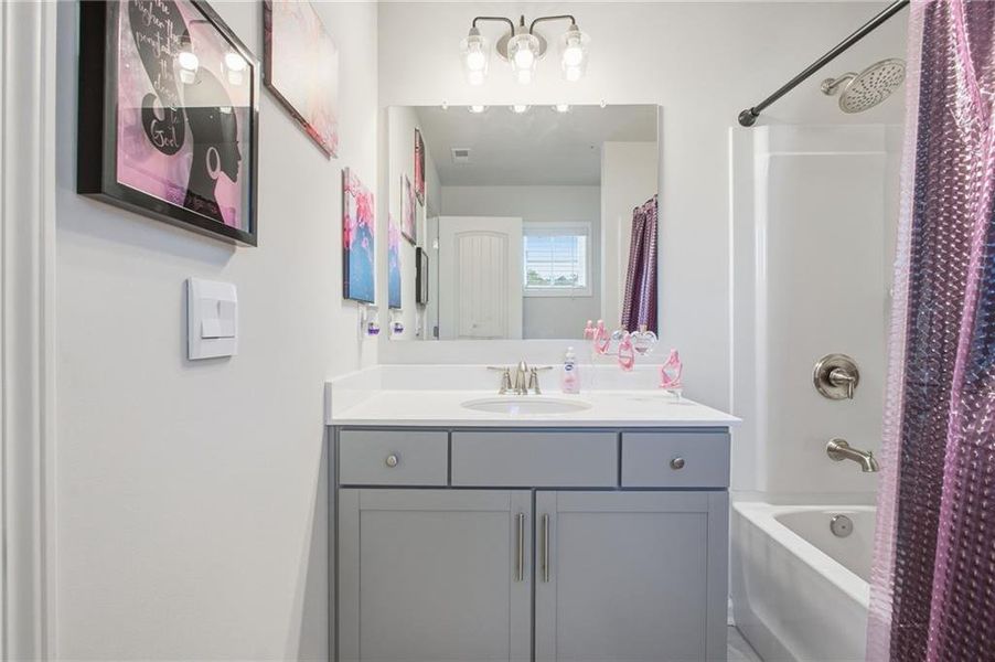 Furnished interior view inside a new home in , Newnan (Image 53).