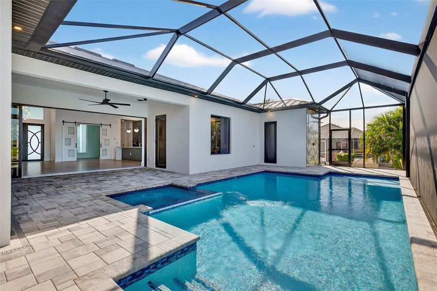 Exterior details and patio area of a home in , Cape Coral (Image 2). Exterior details and patio area of a home in , Cape Coral (Image 2).