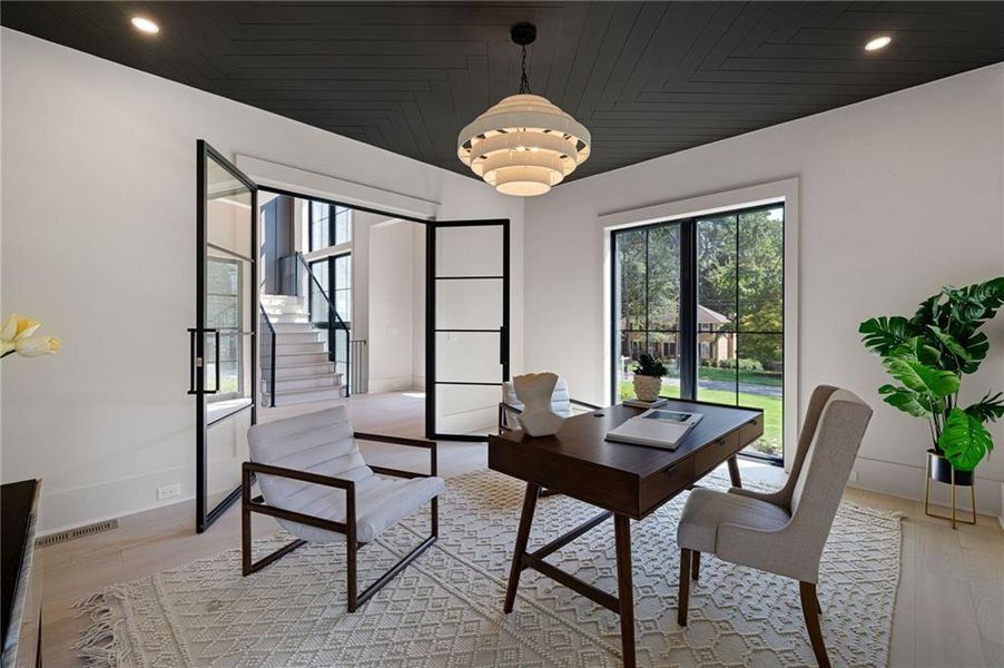 Furnished interior view inside a new home in , Atlanta (Image 9).
