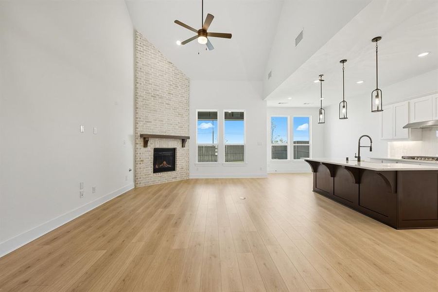 Spacious, unfurnished interior of a new home in Pecan Square: 50ft. lots, Northlake (Image 15). Spacious, unfurnished interior of a new home in Pecan Square: 50ft. lots, Northlake (Image 15).