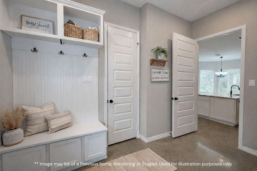 Furnished interior view inside a new home in , Huntsville (Image 21).