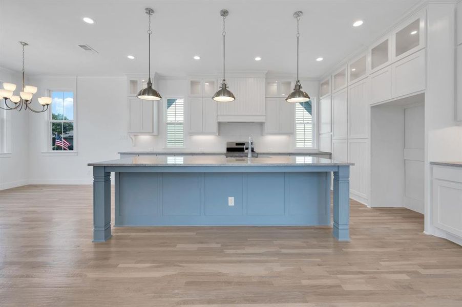 Furnished interior view inside a new home in , Midlothian (Image 8).