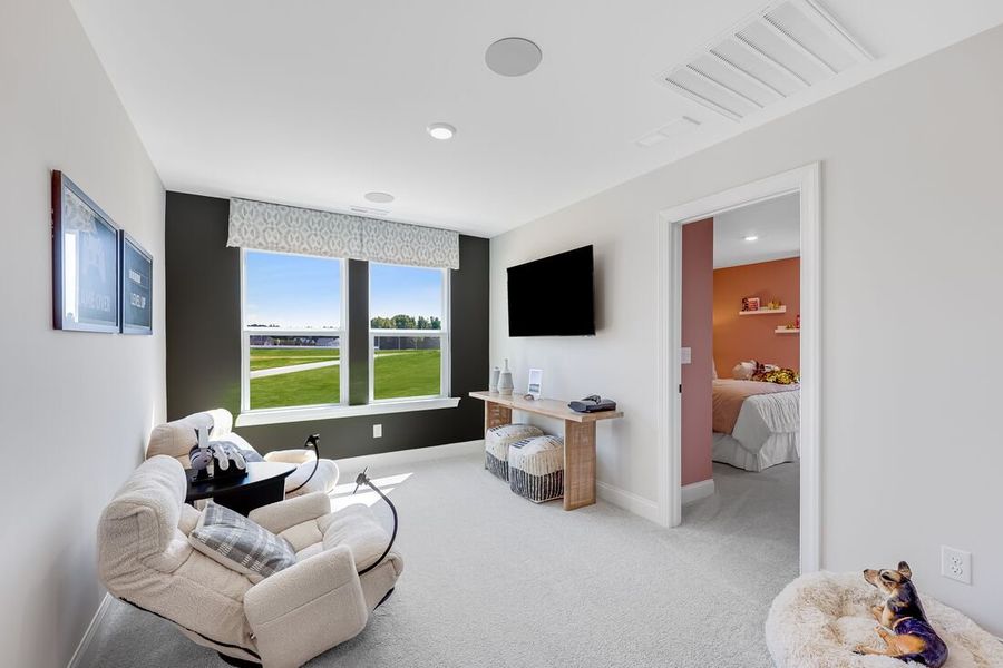 Representative furnished interior of a home built from the Ashford by Taylor Morrison in Eagle Trace, Wendell (Image 14).