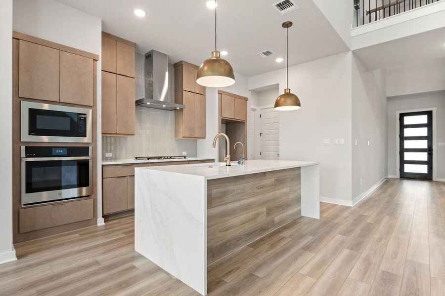 Furnished interior view inside a new home in Lagos Reserve, Manor (Image 10).