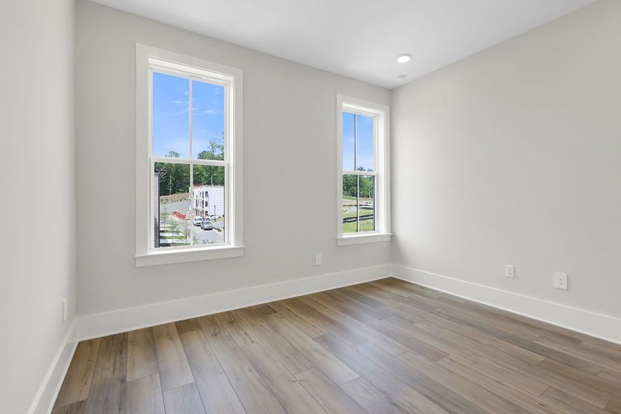 Spacious, unfurnished interior of a new home in Echo Park, Suwanee (Image 31). Spacious, unfurnished interior of a new home in Echo Park, Suwanee (Image 31).