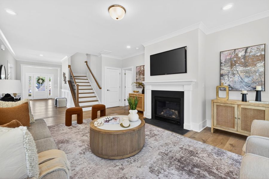 Furnished interior view inside a new home in Edgewater - Harbor Pointe, Lancaster (Image 13).