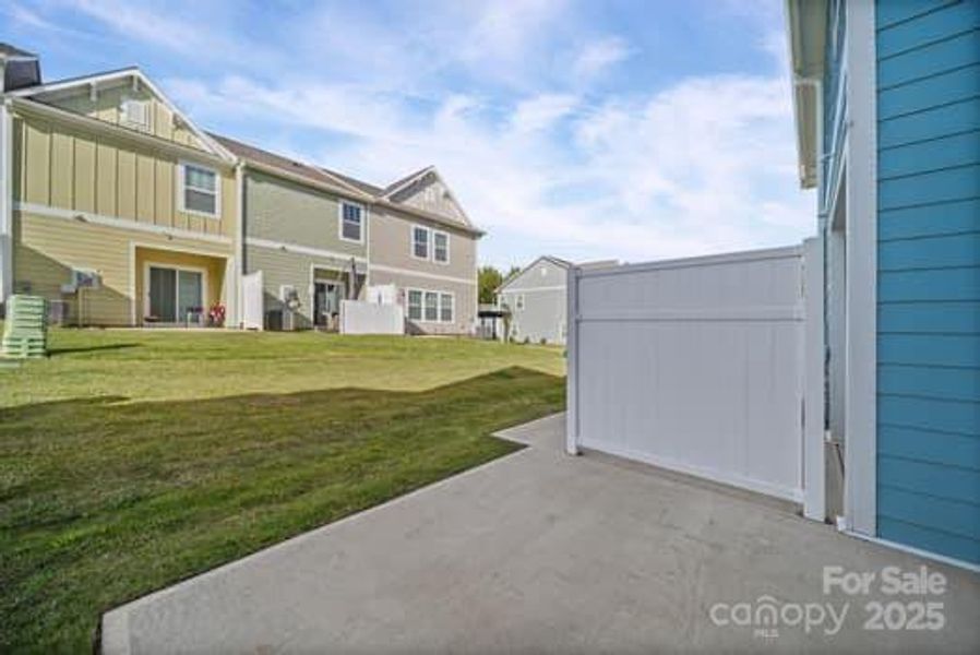 Exterior details and patio area of a home in , Winston-Salem (Image 1).