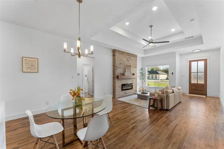 Furnished interior view inside a new home in , Glenn Heights (Image 10). Furnished interior view inside a new home in , Glenn Heights (Image 10).