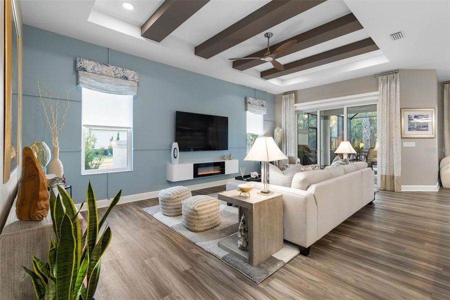 Furnished interior view inside a new home in , Palm Coast (Image 16).