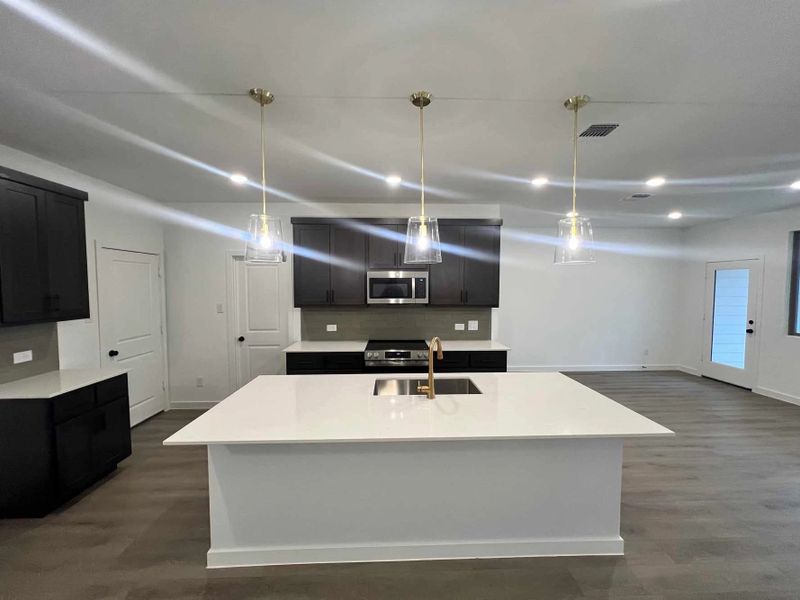 Kitchen Construction Progress featuring the Laguna Collection