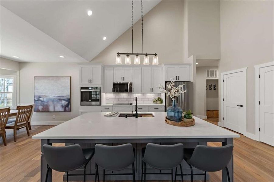 Furnished interior view inside a new home in , Morganton (Image 12).