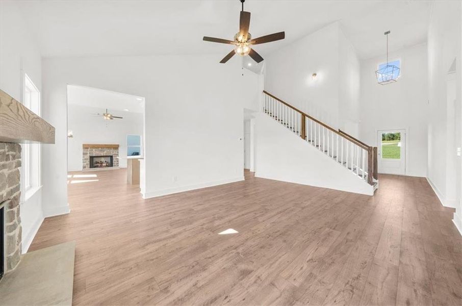Spacious, unfurnished interior of a new home in , Cumming (Image 45).