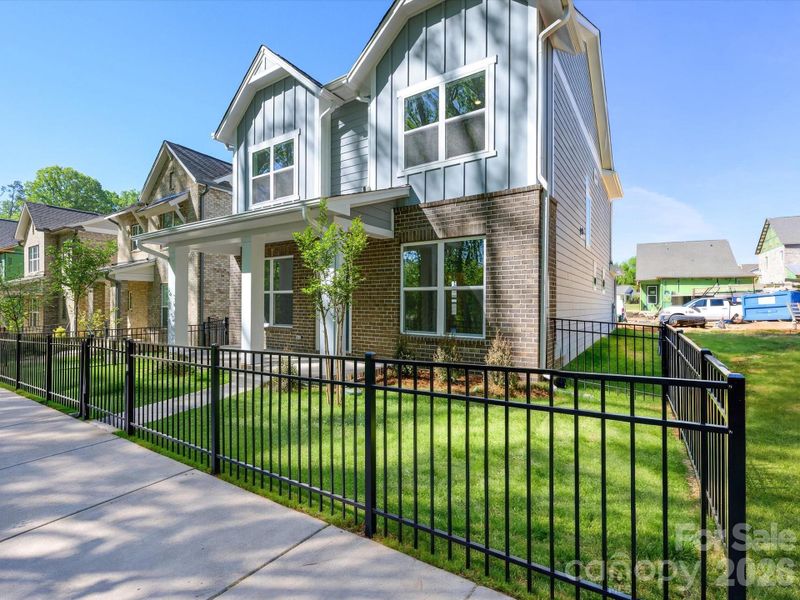 Front exterior of a new home in Whitley Preserve – Park Collection, Mint Hill, NC, highlighting curb appeal (Image 18). Front exterior of a new home in Whitley Preserve – Park Collection, Mint Hill, NC, highlighting curb appeal (Image 18).