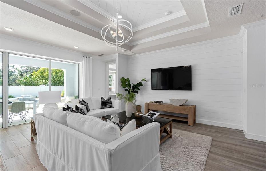 Furnished interior view inside a new home in Del Webb Sunbridge, St. Cloud (Image 4).