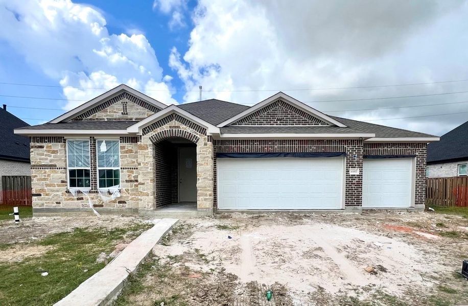 Actual progress of your home.