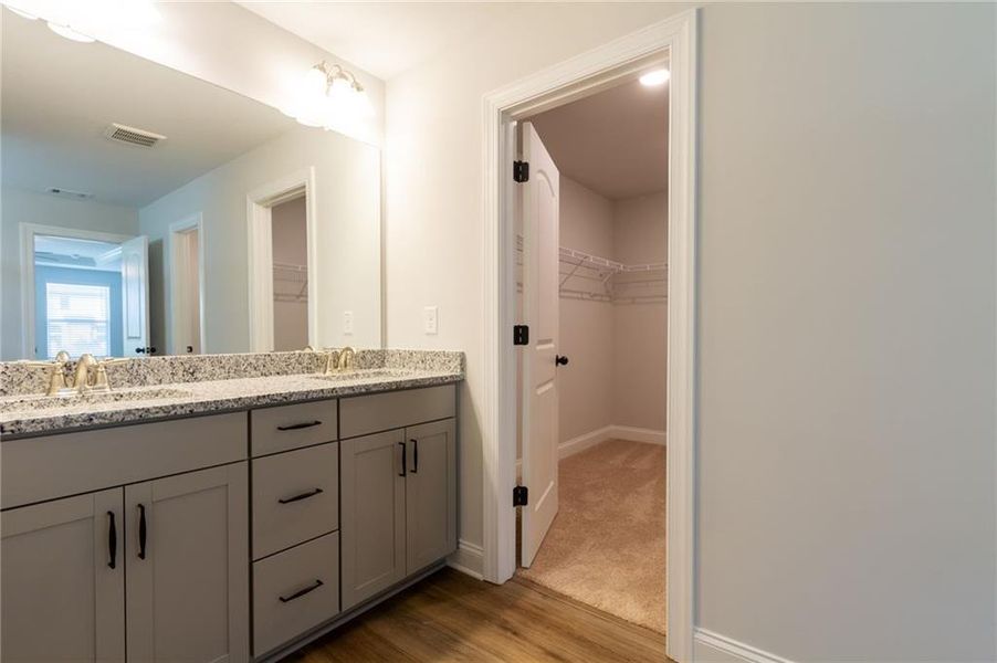 Furnished interior view inside a new home in , Hoschton (Image 9).