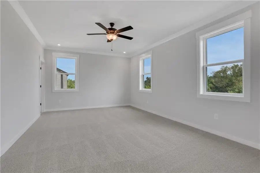 Spacious, unfurnished interior of a new home in Hopewell Reserve, Cumming (Image 28).