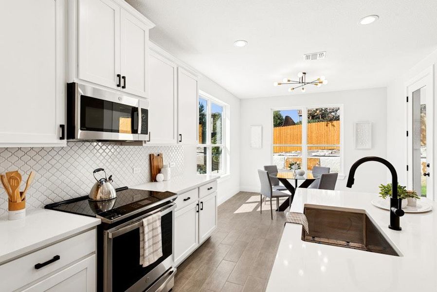 Furnished interior view inside a new home in , Lago Vista (Image 9). Furnished interior view inside a new home in , Lago Vista (Image 9).