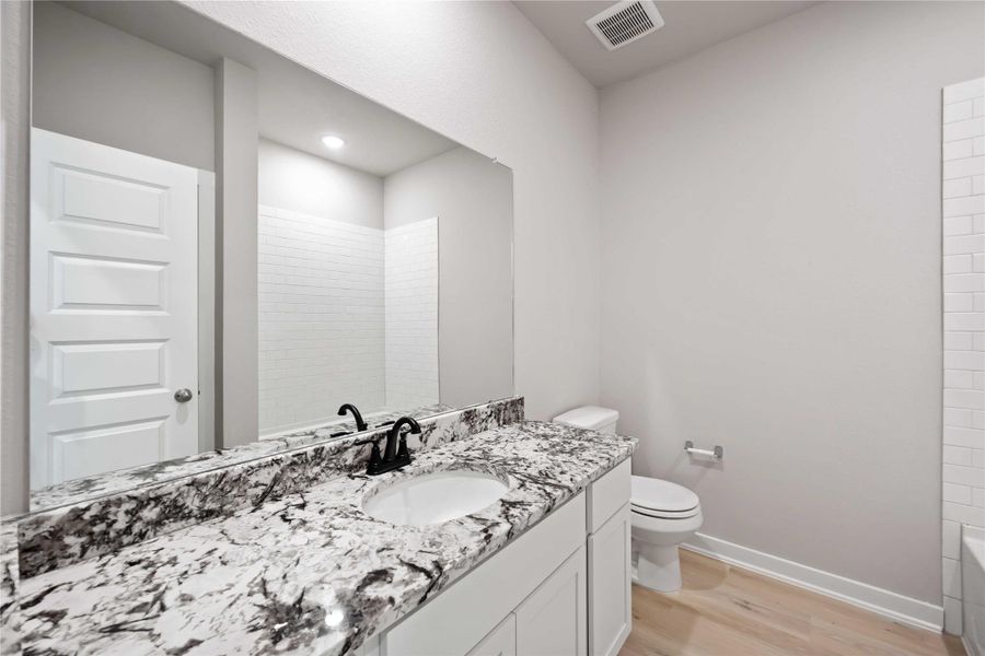 Furnished interior view inside a new home in Blue Heron Estates, Beasley (Image 13).