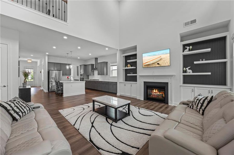 Furnished interior view inside a new home in , Duluth (Image 15). Furnished interior view inside a new home in , Duluth (Image 15).