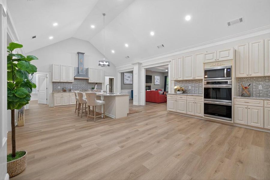 Furnished interior view inside a new home in , Oxford (Image 7).