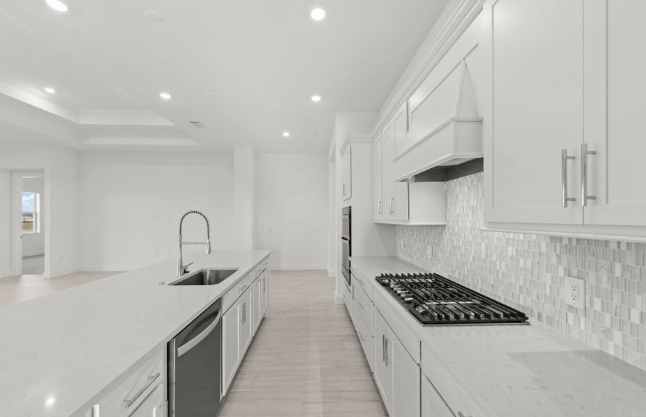 Furnished interior view inside a new home in TerraWalk at Babcock Ranch, Alva (Image 13).