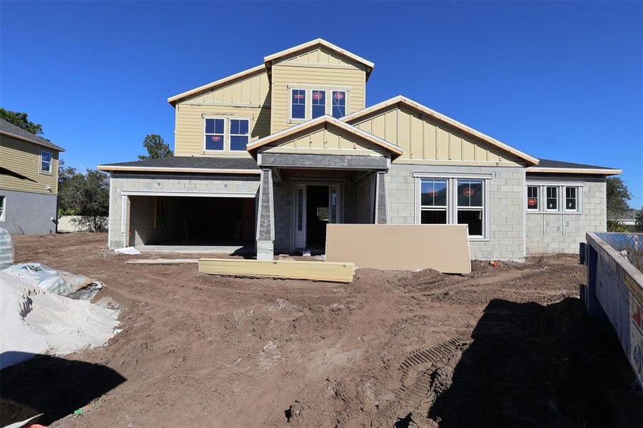 In-progress construction of a new home in Hawk's Overlook, Oviedo, FL (Image 9).