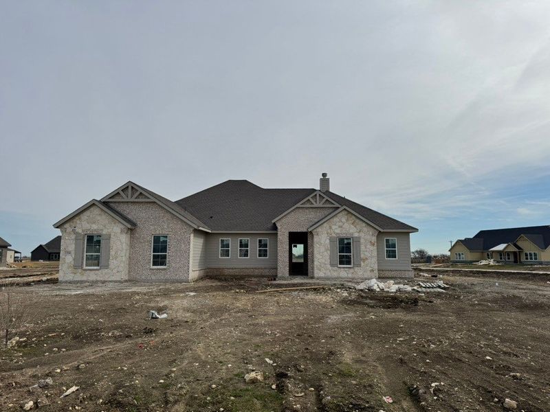 In-progress construction of a new home in Rocky Top, Krum, TX (Image 3). In-progress construction of a new home in Rocky Top, Krum, TX (Image 3).