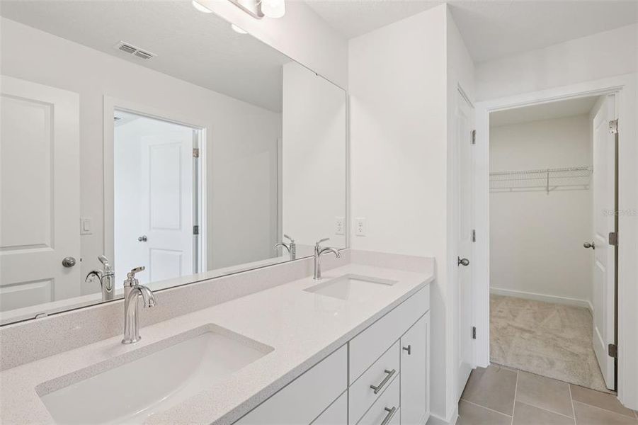 Furnished interior view inside a new home in Cyrene at Harmony, St. Cloud (Image 12).