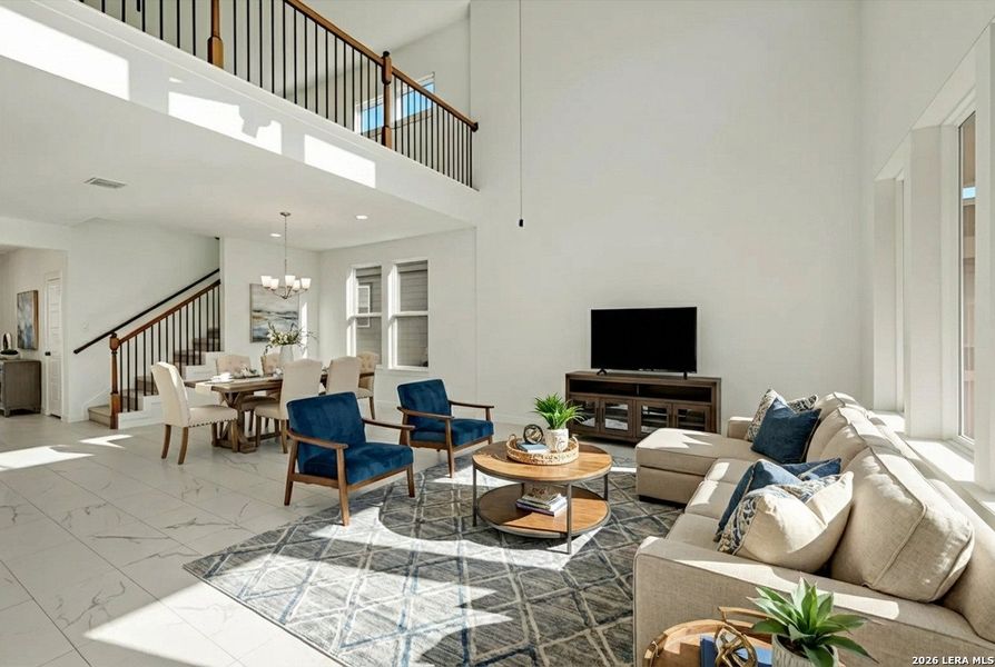 Furnished interior view inside a new home in Park Hill Commons, San Antonio (Image 11).