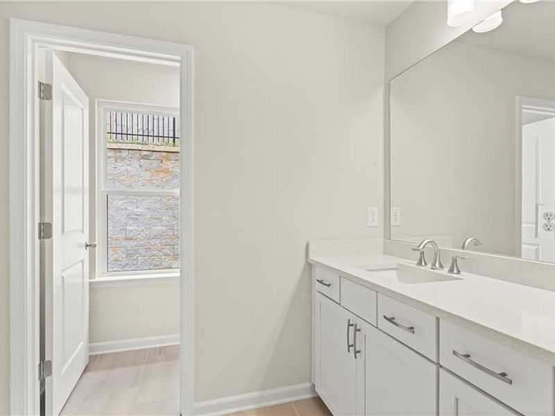 Furnished interior view inside a new home in The Village at Shallowford, Kennesaw (Image 14).