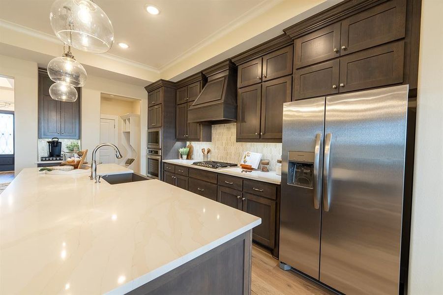 Furnished interior view inside a new home in , Little Elm (Image 35).