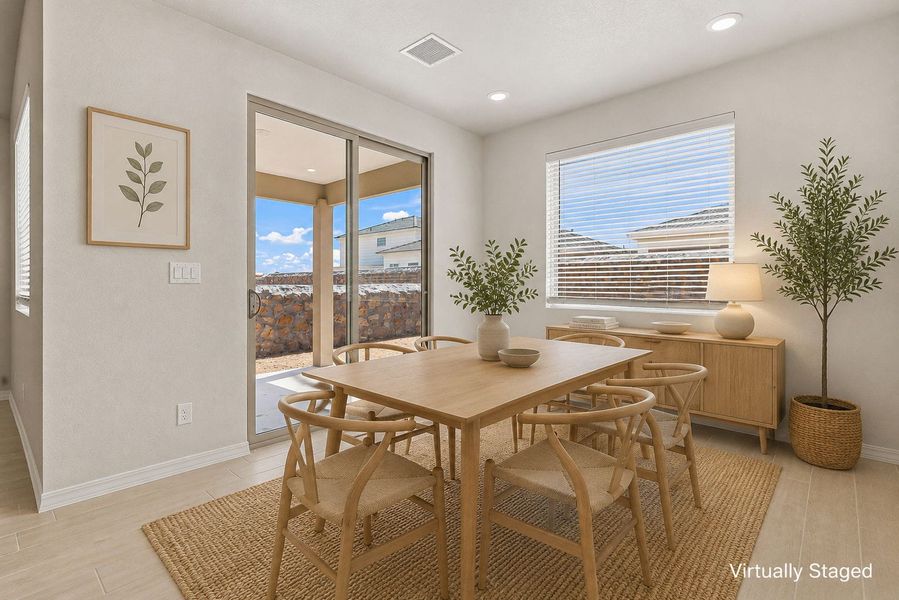 Furnished interior view inside a new home in Paseos Del Este, El Paso (Image 38).