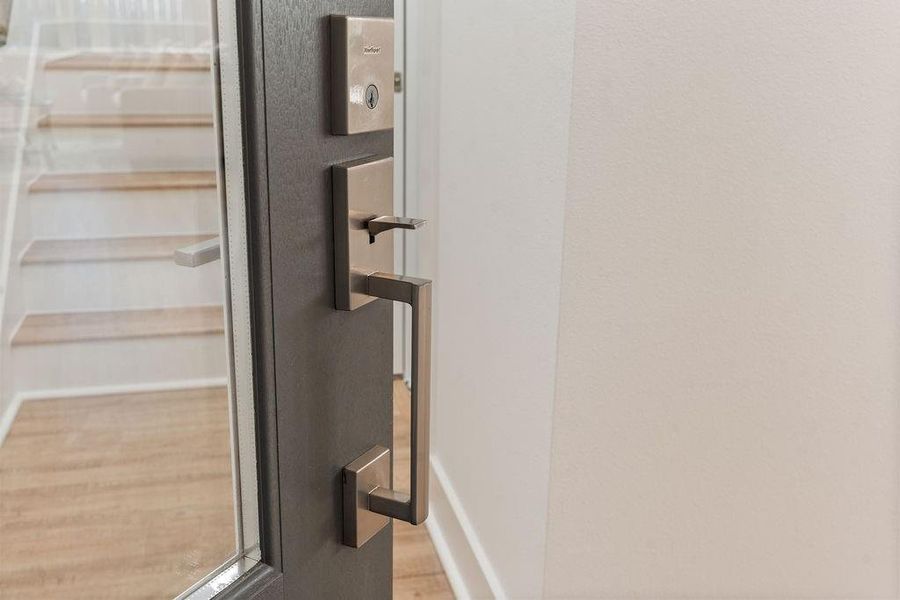 Close-up of interior finishes inside a home in , Houston (Image 34).