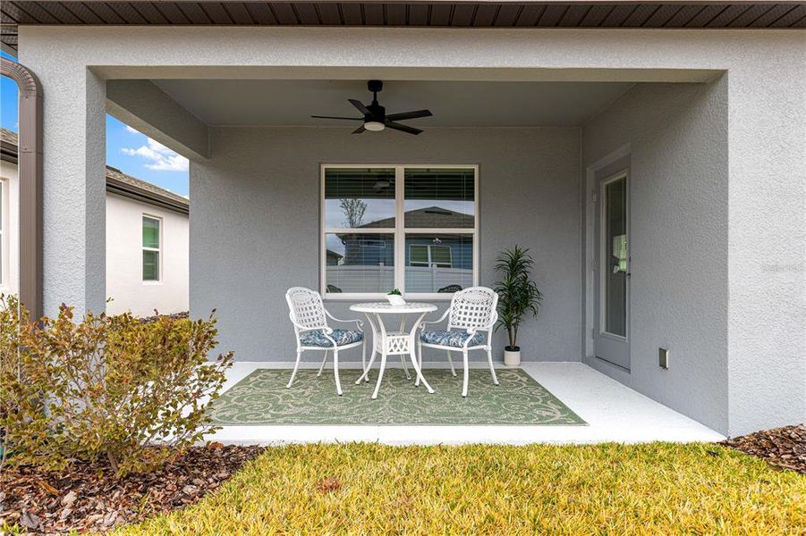 Exterior details and patio area of a home in Pioneer Ranch, Ocala (Image 28).