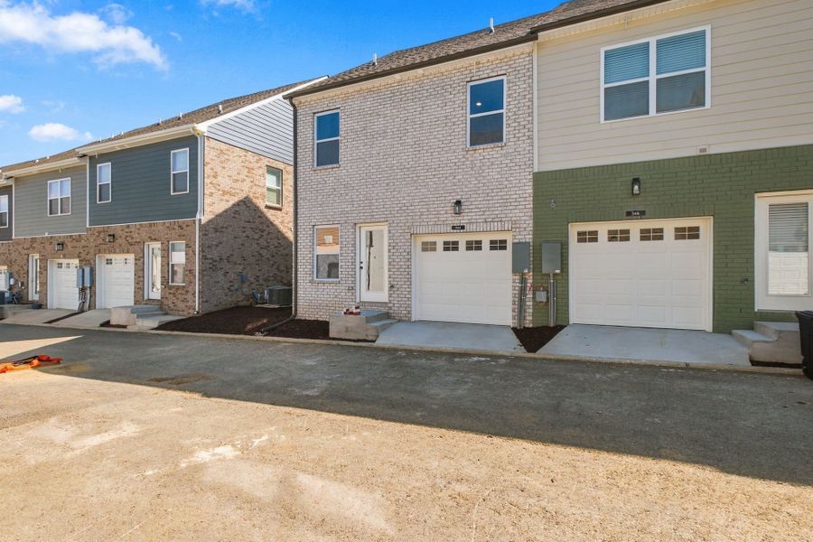 Grayson Rear Exterior with Attached Garage