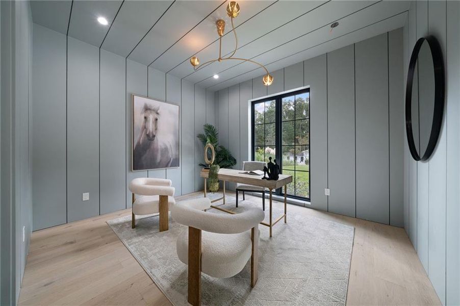 Furnished interior view inside a new home in , Dunwoody (Image 28).