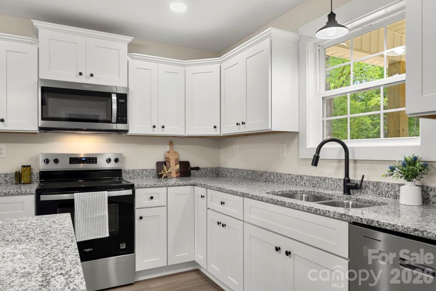 Furnished interior view inside a new home in , York (Image 10).