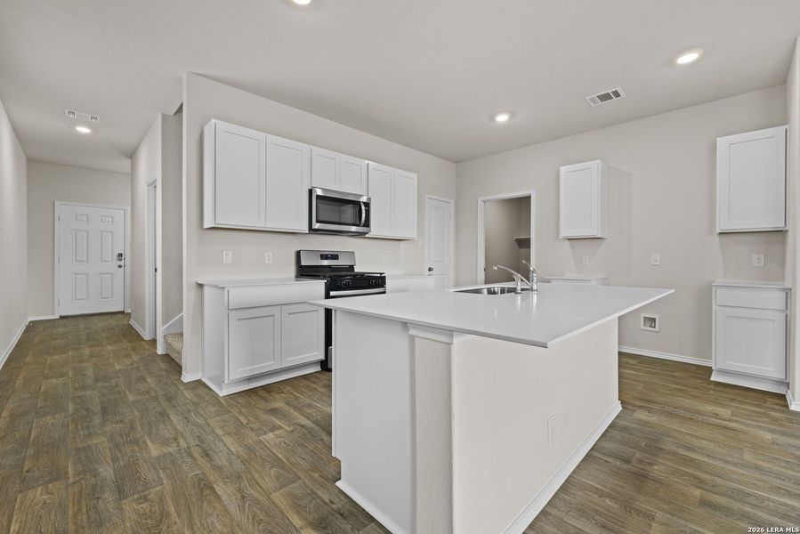 Furnished interior view inside a new home in Redbird Ranch, San Antonio (Image 7).