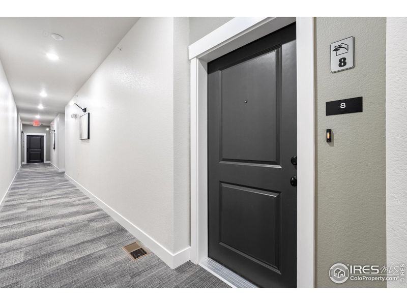 Secure hallway to your front door