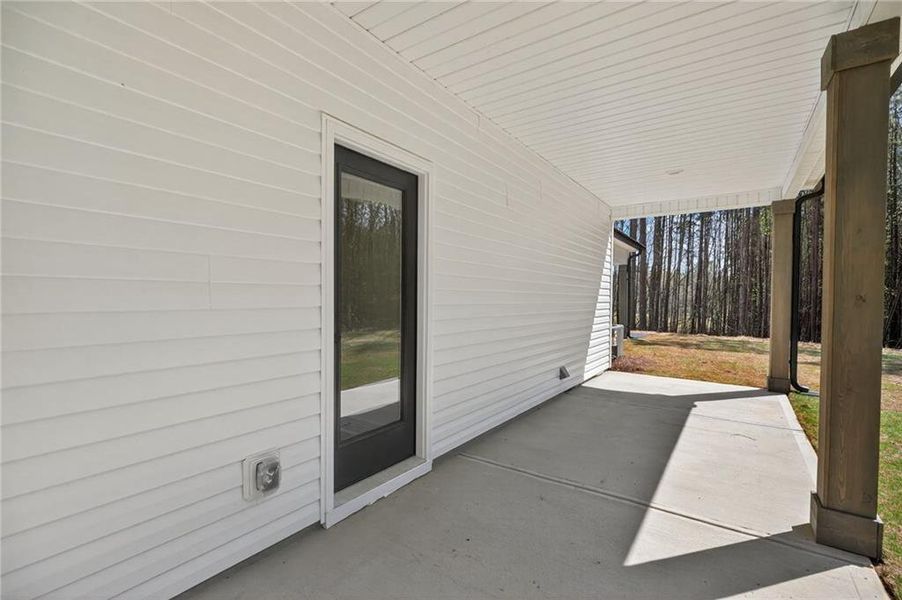Exterior details and patio area of a home in , Rockmart (Image 27).