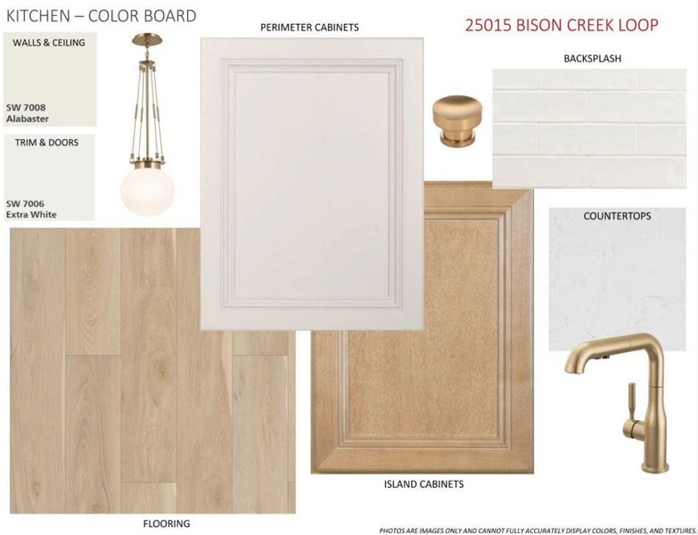 Sample of building materials used in homes in Elyson, Katy (Image 5).