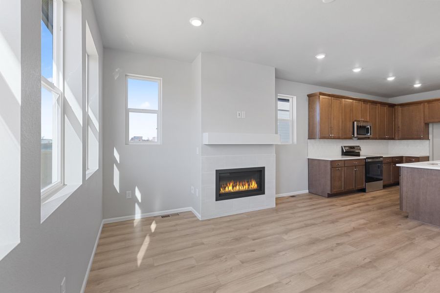 Furnished interior view inside a new home in Talon Pointe, Thornton (Image 7).